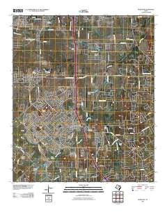 Burleson 2010 topographic map thumbnail