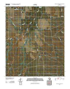 Antelope Creek SW 2010 topographic map thumbnail
