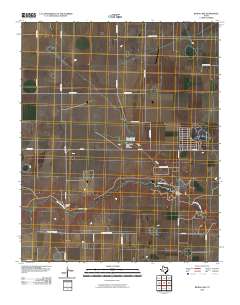 Bivins Lake 2010 topographic map thumbnail