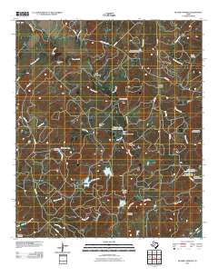 Blanket Springs 2010 topographic map thumbnail