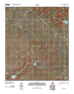 Cavett Lake 2010 topographic map thumbnail