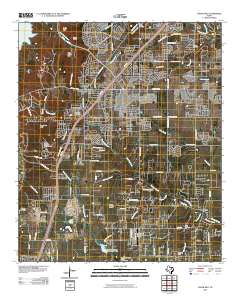 Cedar Hill 2010 topographic map thumbnail