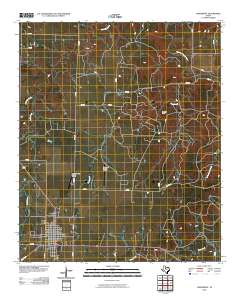 Aspermont 2010 topographic map thumbnail