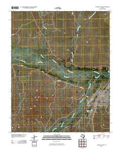 Canadian West 2010 topographic map thumbnail