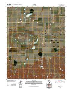 Booker SW 2010 topographic map thumbnail