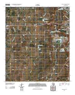 Bangs East 2010 topographic map thumbnail