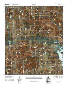 Brownsboro 2010 topographic map thumbnail