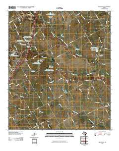Bruceville 2010 topographic map thumbnail
