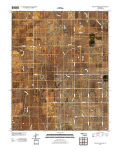 Bryans Corner SW 2010 topographic map thumbnail