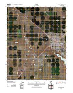 Dalhart West 2010 topographic map thumbnail