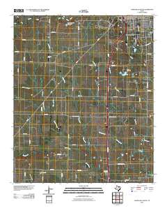 Gainesville South 2010 topographic map thumbnail