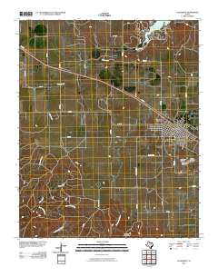 Clarendon 2010 topographic map thumbnail
