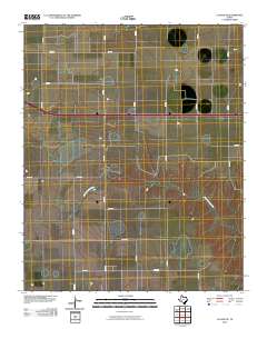 Claude NE 2010 topographic map thumbnail