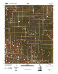 Gant Hills 2010 topographic map thumbnail