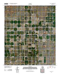 Dell City 2010 topographic map thumbnail