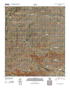 Dellahunt Draw West 2010 topographic map thumbnail