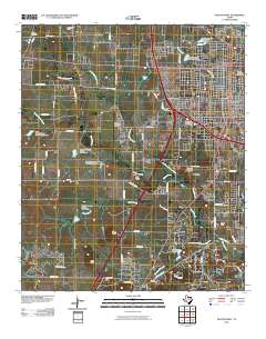 Denton West 2010 topographic map thumbnail