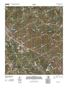 Ennis East 2010 topographic map thumbnail
