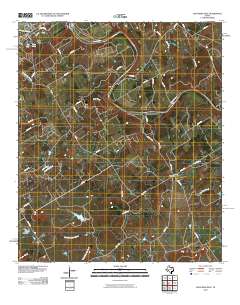 Glen Rose East 2010 topographic map thumbnail