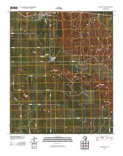 Dickens South 2010 topographic map thumbnail