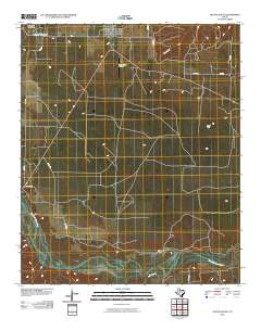 Jayton South 2010 topographic map thumbnail