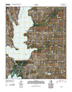 Lavon 2010 topographic map thumbnail