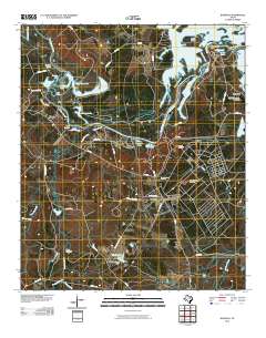 Karnack 2010 topographic map thumbnail