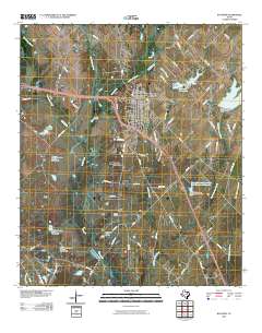 Kaufman 2010 topographic map thumbnail