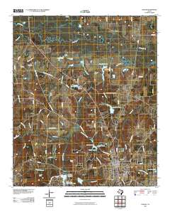 Lindale 2010 topographic map thumbnail