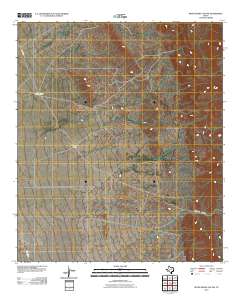 Seven Heart Gap NW 2010 topographic map thumbnail