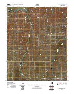 Higgins North 2010 topographic map thumbnail