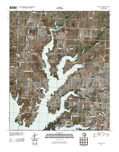 Little Elm 2010 topographic map thumbnail