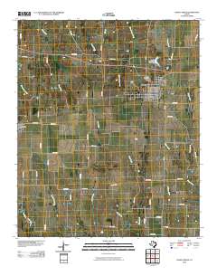 Honey Grove 2010 topographic map thumbnail