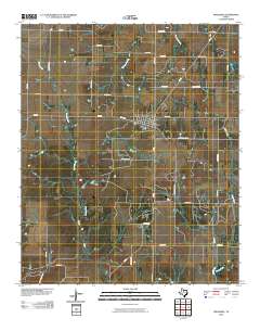 Megargel 2010 topographic map thumbnail