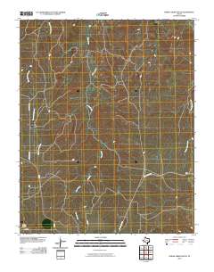 Horse Creek South 2010 topographic map thumbnail