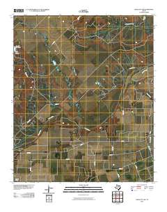 Knox City NW 2010 topographic map thumbnail