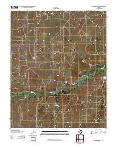 Hudgens Ranch 2010 topographic map thumbnail