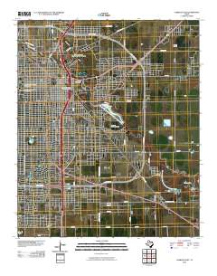 Lubbock East 2010 topographic map thumbnail