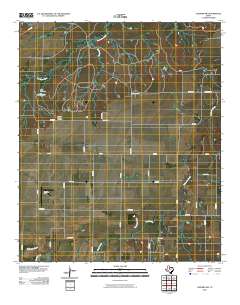 Lueders NW 2010 topographic map thumbnail