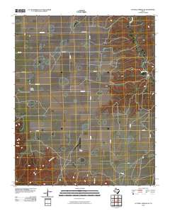 Luttrell Springs NE 2010 topographic map thumbnail