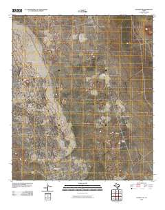 Notrees NW 2010 topographic map thumbnail