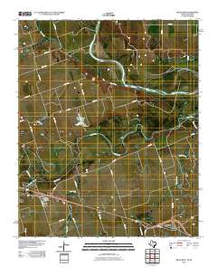 Oklaunion 2010 topographic map thumbnail