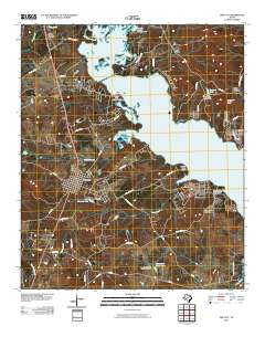 Ore City 2010 topographic map thumbnail