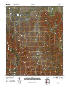 Pony Flats 2010 topographic map thumbnail