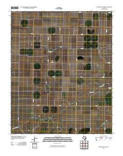 Overstreet Lake 2010 topographic map thumbnail