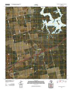 Natural Dam Lake 2010 topographic map thumbnail