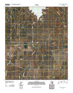 Mustang Creek 2010 topographic map thumbnail