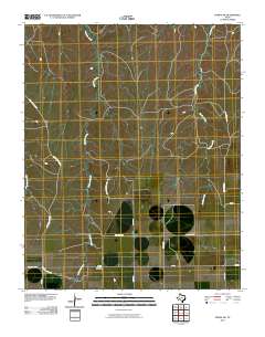 Pampa NW 2010 topographic map thumbnail