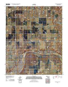 Quanah NE 2010 topographic map thumbnail