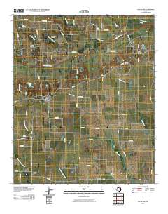 Pecan Gap 2010 topographic map thumbnail